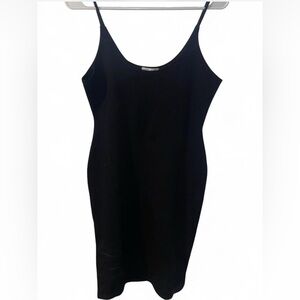 Elegant Black Spaghetti Strap Dress